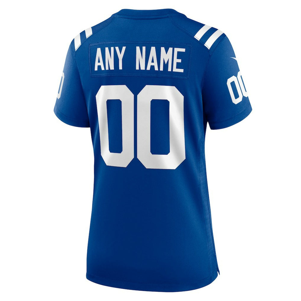 Nike Indianapolis Colts Women's Custom Game Jersey Royal