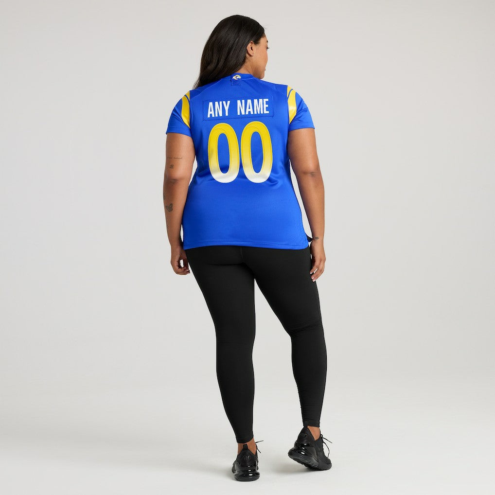 Nike Los Angeles Rams Women's Custom Game Jersey Royal