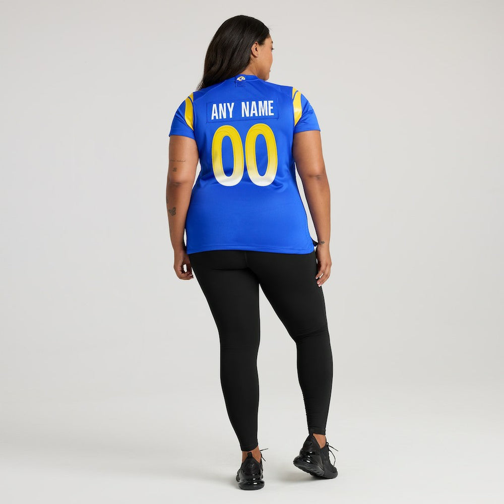 Nike Los Angeles Rams Women's Custom Game Jersey Royal