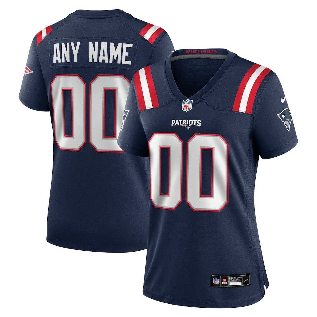 Nike New England Patriots Women's Custom Game Jersey Navy