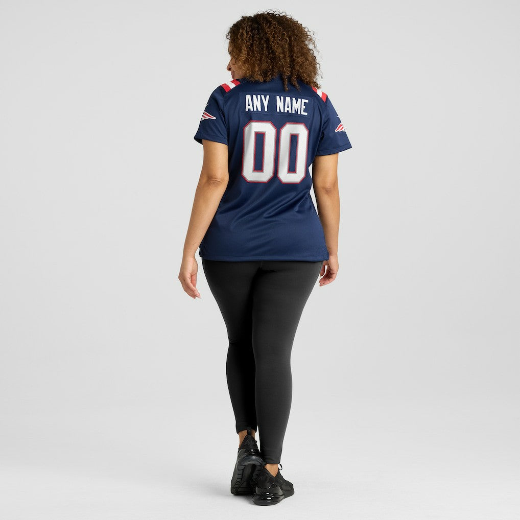 Nike New England Patriots Women's Custom Game Jersey Navy