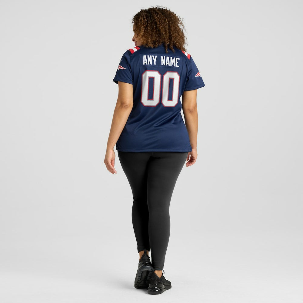 Nike New England Patriots Women's Custom Game Jersey Navy