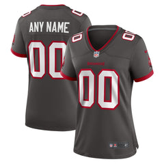 Nike Tampa Bay Buccaneers Women's Alternate Custom Game Jersey Pewter