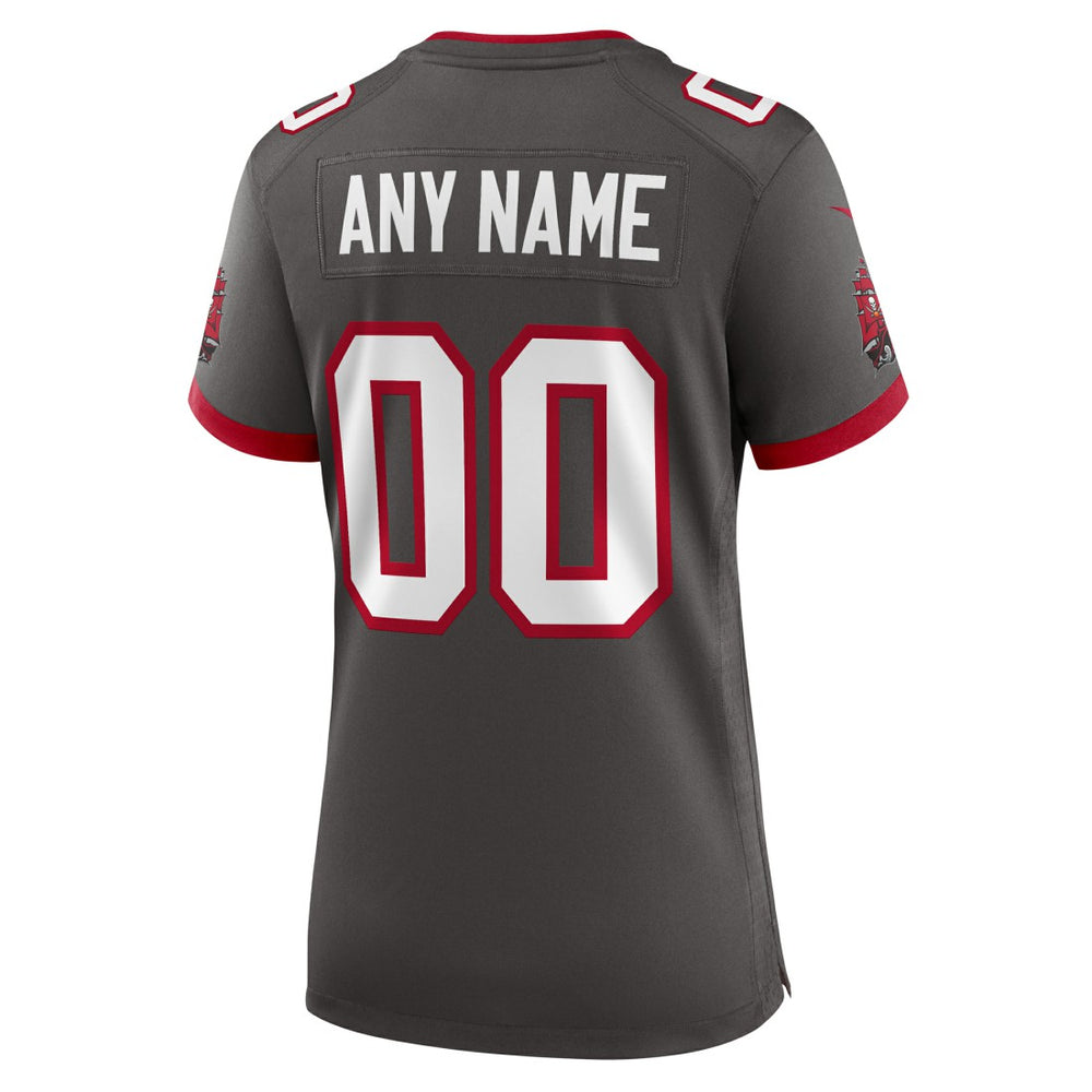 Nike Tampa Bay Buccaneers Women's Alternate Custom Game Jersey Pewter