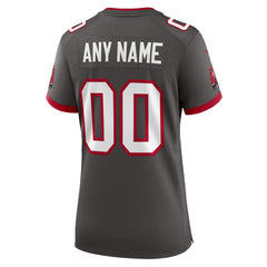 Nike Tampa Bay Buccaneers Women's Alternate Custom Game Jersey Pewter