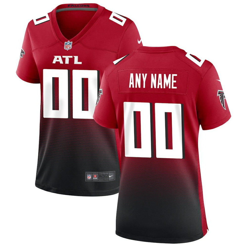 Nike Atlanta Falcons Women's Alternate Custom Game Jersey Red