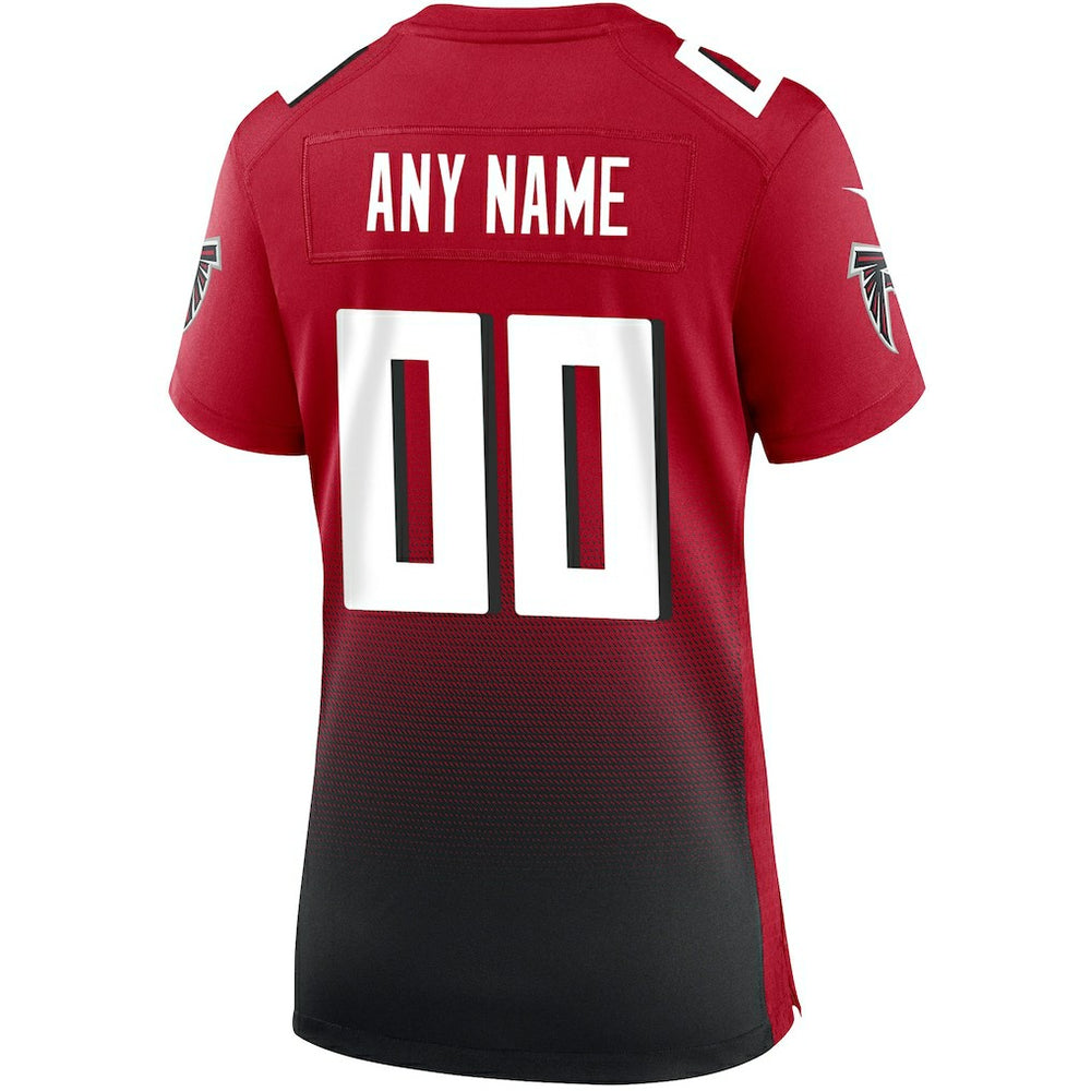 Nike Atlanta Falcons Women's Alternate Custom Game Jersey Red