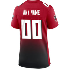 Nike Atlanta Falcons Women's Alternate Custom Game Jersey Red