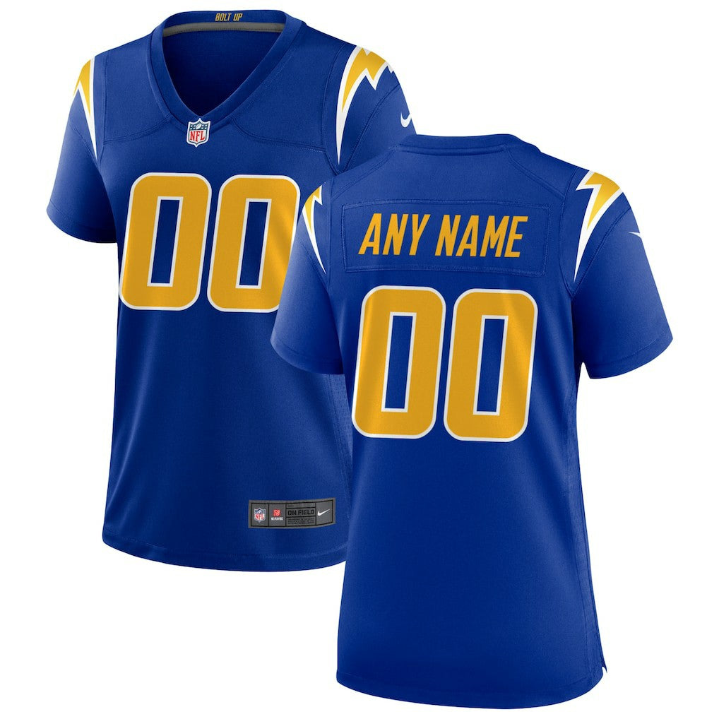 Nike Los Angeles Chargers Women's Alternate Custom Game Jersey Royal