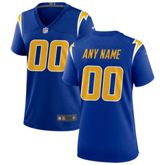 Nike Los Angeles Chargers Women's Alternate Custom Game Jersey Royal