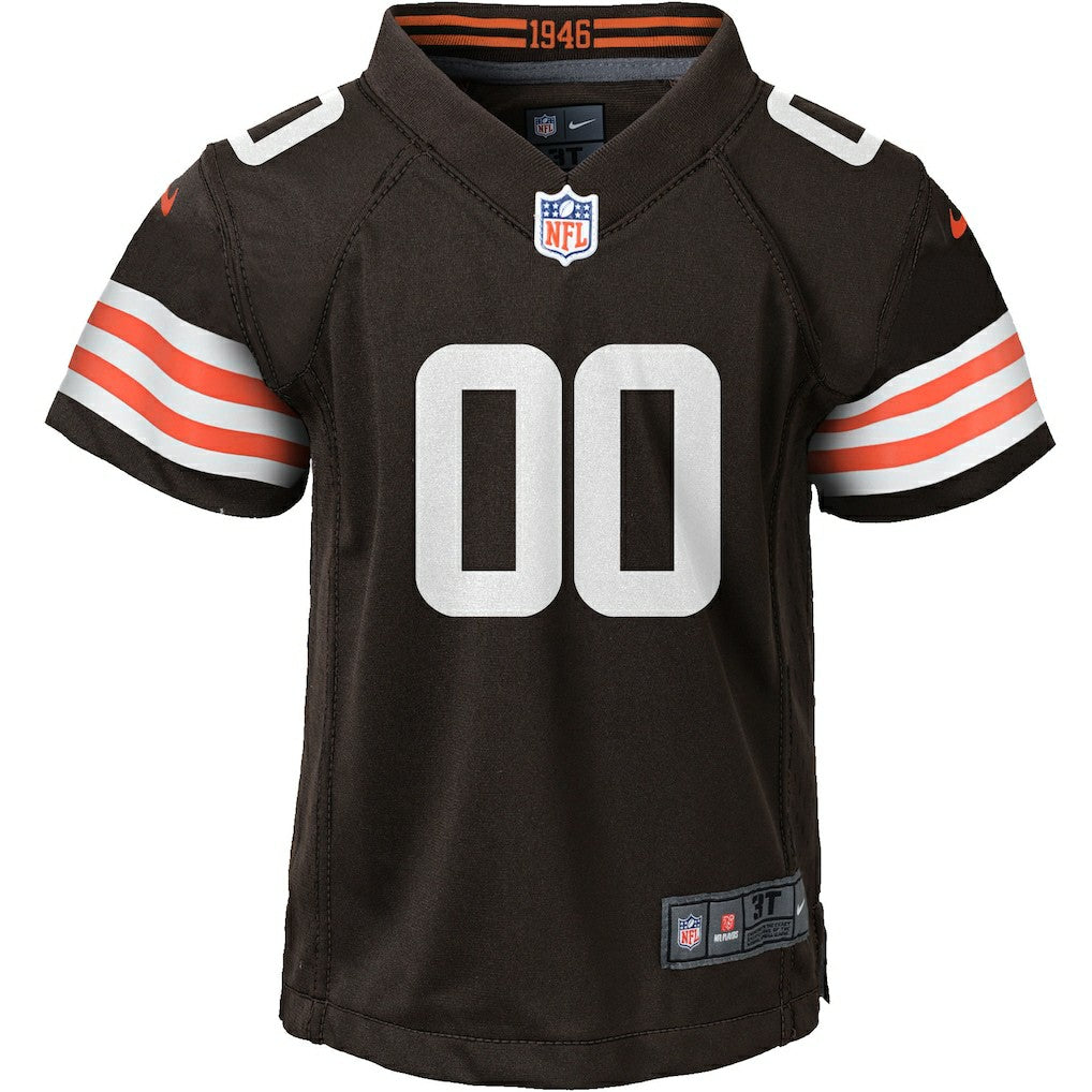 Nike Cleveland Browns Youth Custom Game Jersey Brown