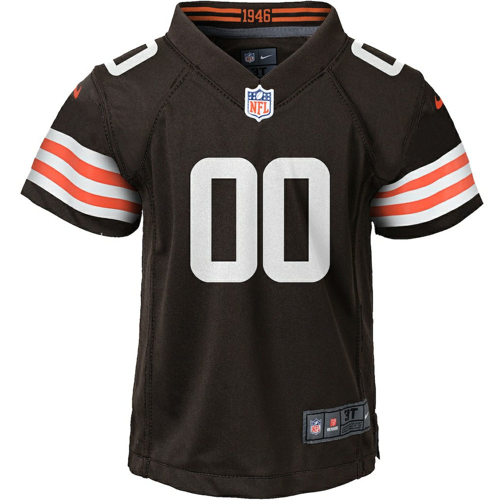 Nike Cleveland Browns Youth Custom Game Jersey Brown