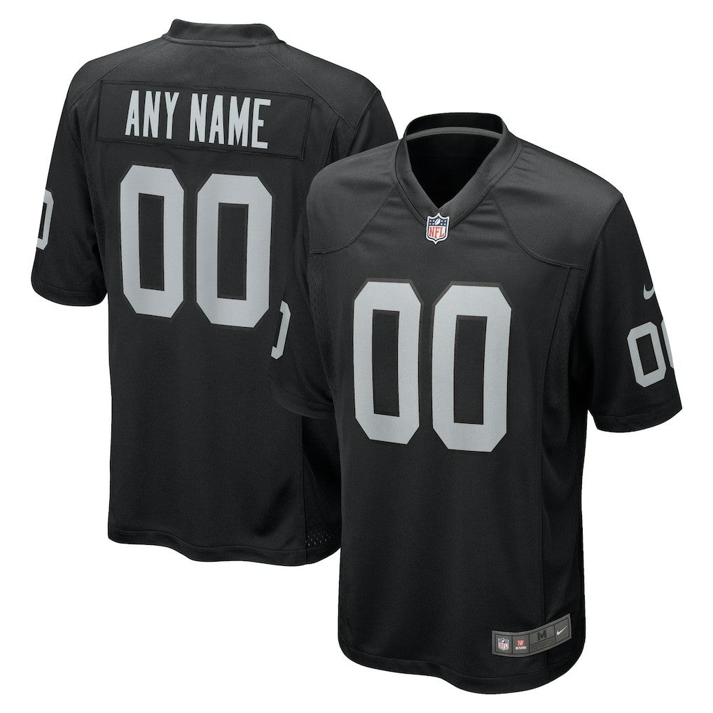 Nike Las Vegas Raiders Youth Custom Game Jersey Black