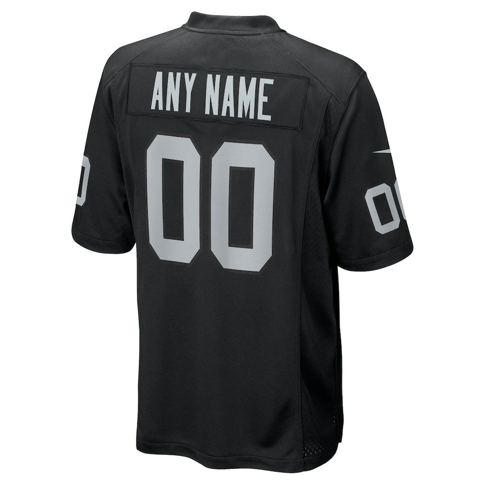 Nike Las Vegas Raiders Youth Custom Game Jersey Black
