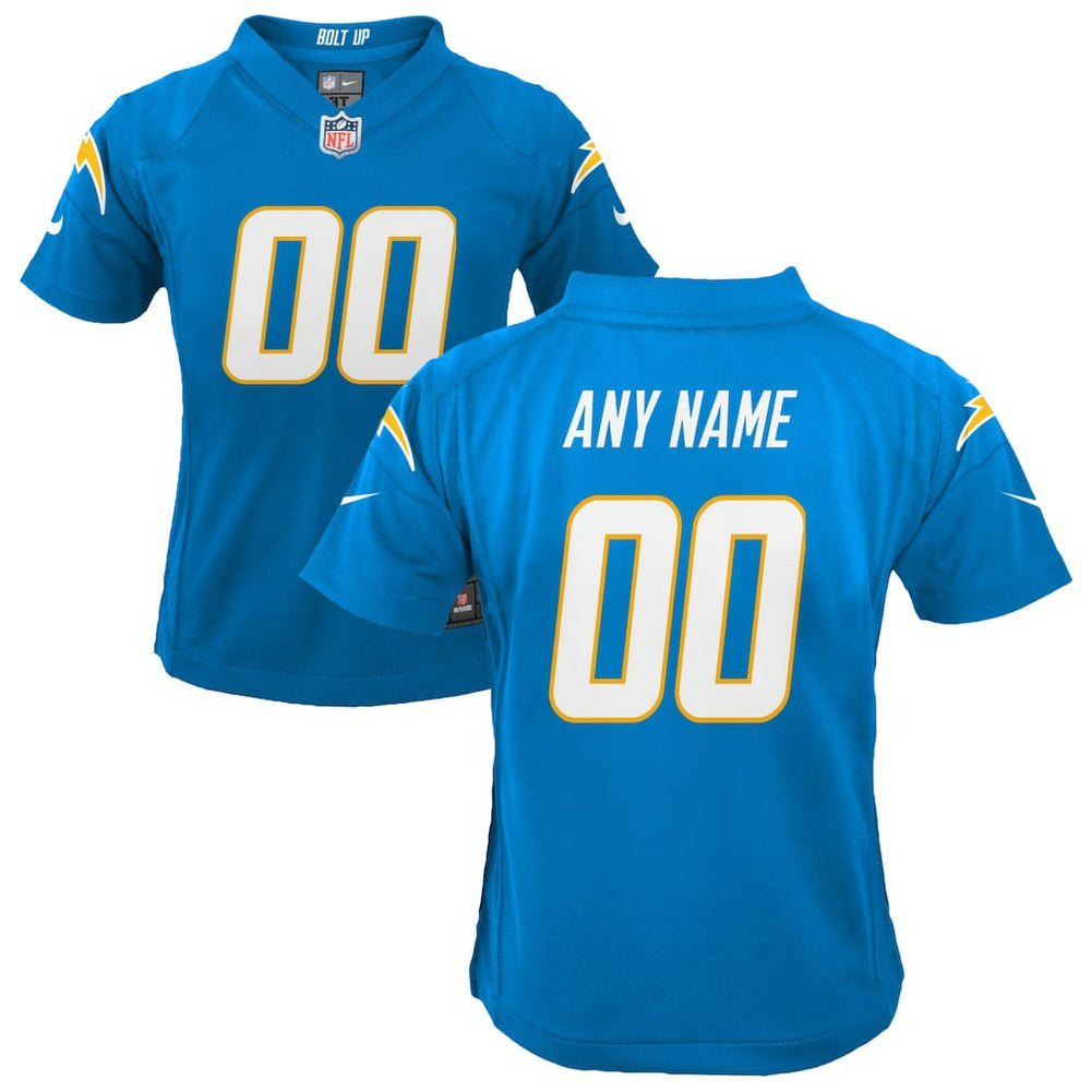 Nike Los Angeles Chargers Youth Custom Game Jersey Powder Blue