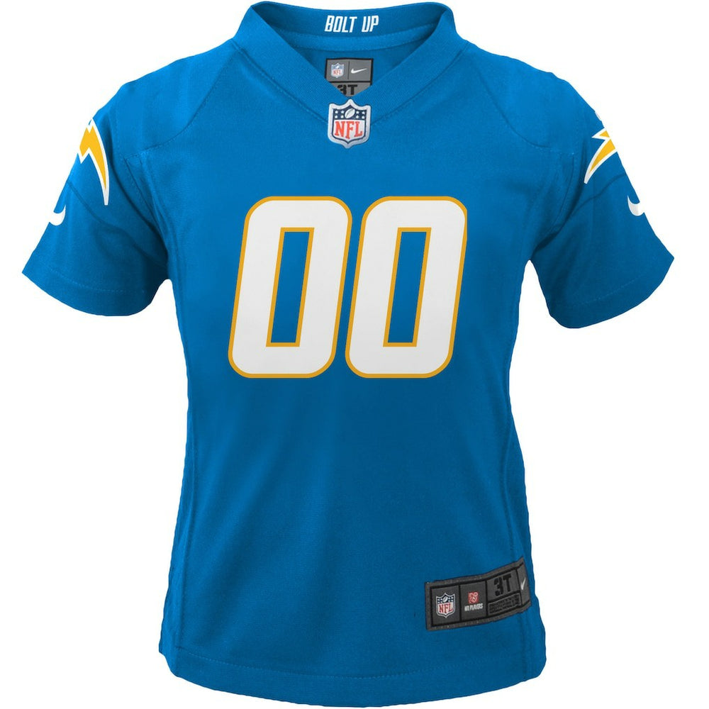 Nike Los Angeles Chargers Youth Custom Game Jersey Powder Blue