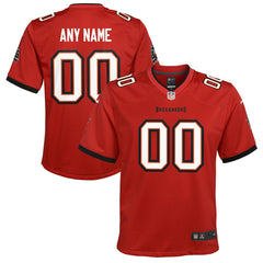 Nike Tampa Bay Buccaneers Youth Custom Game Jersey Red