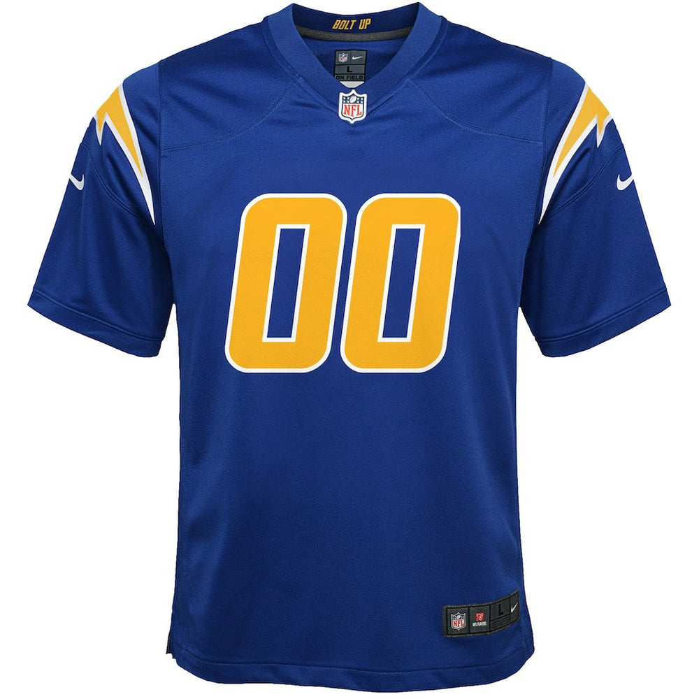 Nike Los Angeles Chargers Youth Alternate Custom Game Jersey Royal