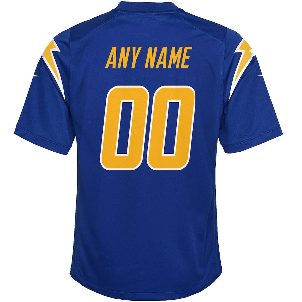 Nike Los Angeles Chargers Youth Alternate Custom Game Jersey Royal