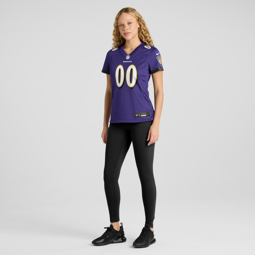 Nike Baltimore Ravens Women's Custom Game Jersey Purple