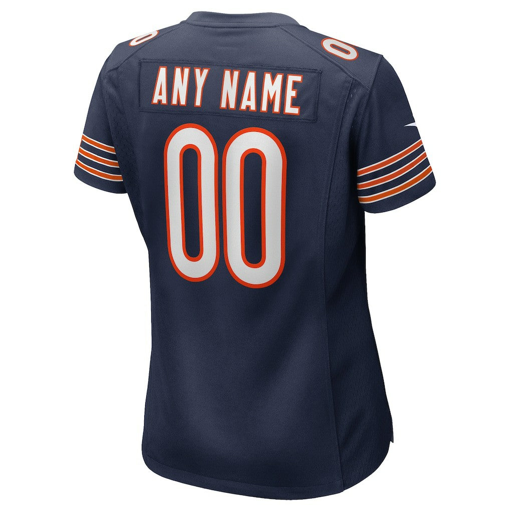 Nike Chicago Bears Women's Custom Game Jersey Navy