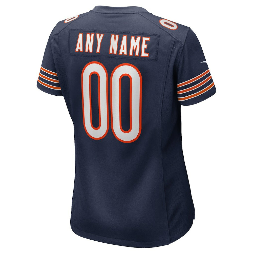 Nike Chicago Bears Women's Custom Game Jersey Navy