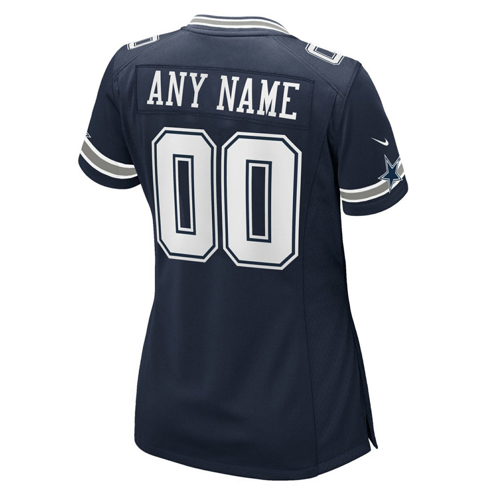 Nike Dallas Cowboys Women's Custom Game Jersey Navy