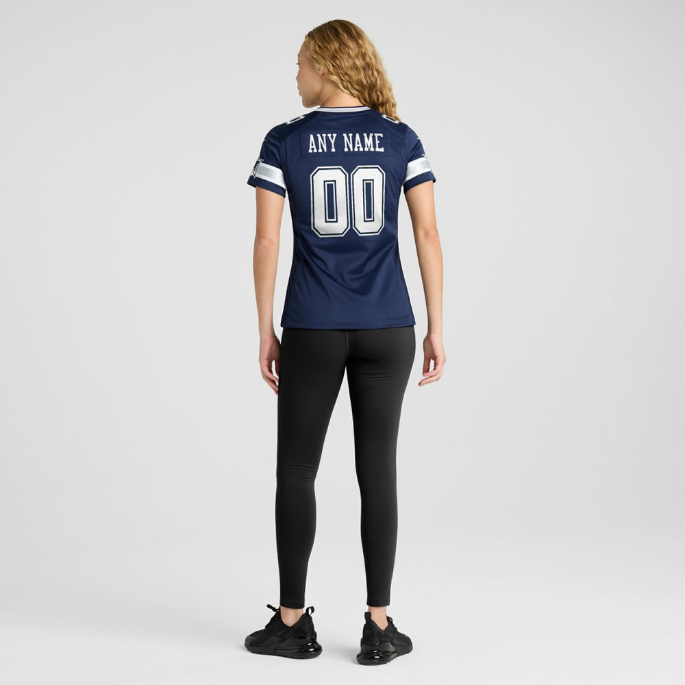 Nike Dallas Cowboys Women's Custom Game Jersey Navy