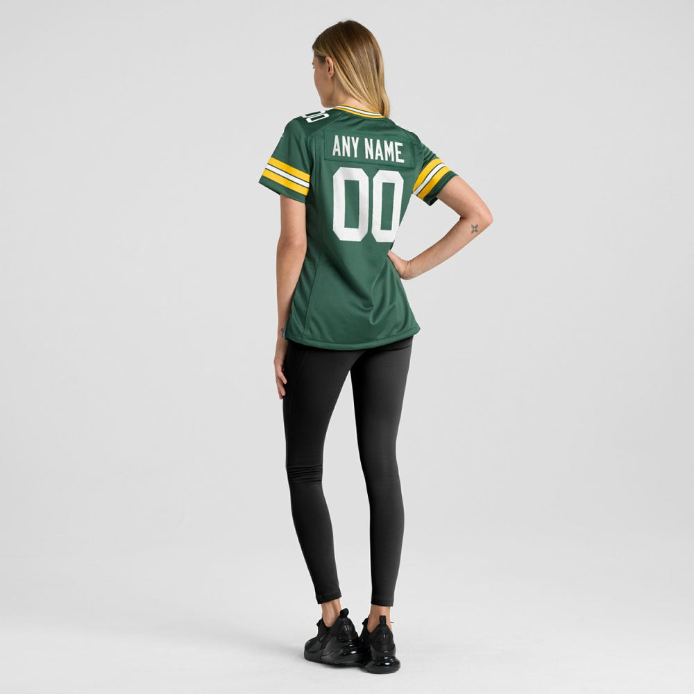 Nike Green Bay Packers Women's Custom Game Jersey Green