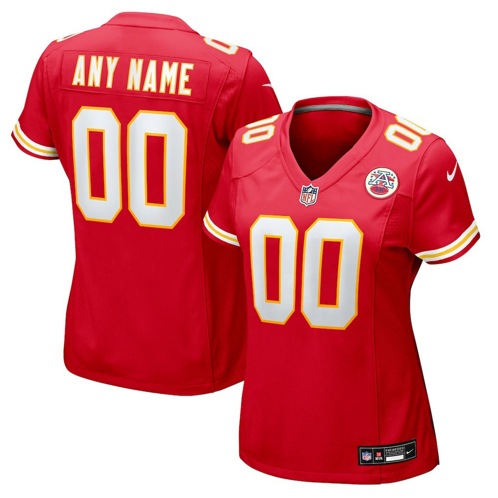Nike Kansas City Chiefs Women's Custom Game Jersey Red