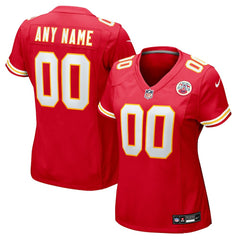 Nike Kansas City Chiefs Women's Custom Game Jersey Red