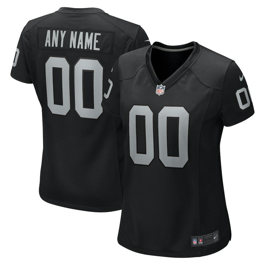 Nike Las Vegas Raiders Women's Custom Game Jersey Black