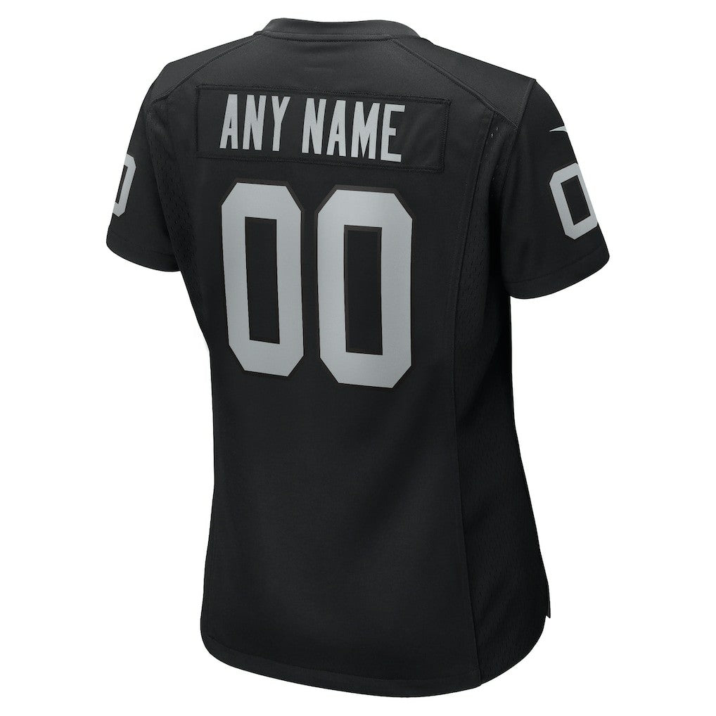 Nike Las Vegas Raiders Women's Custom Game Jersey Black