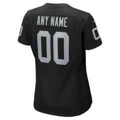 Nike Las Vegas Raiders Women's Custom Game Jersey Black