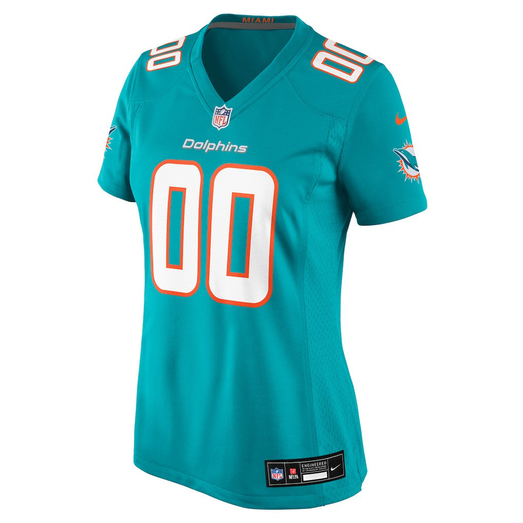 Nike Miami Dolphins Women's Custom Game Jersey Aqua