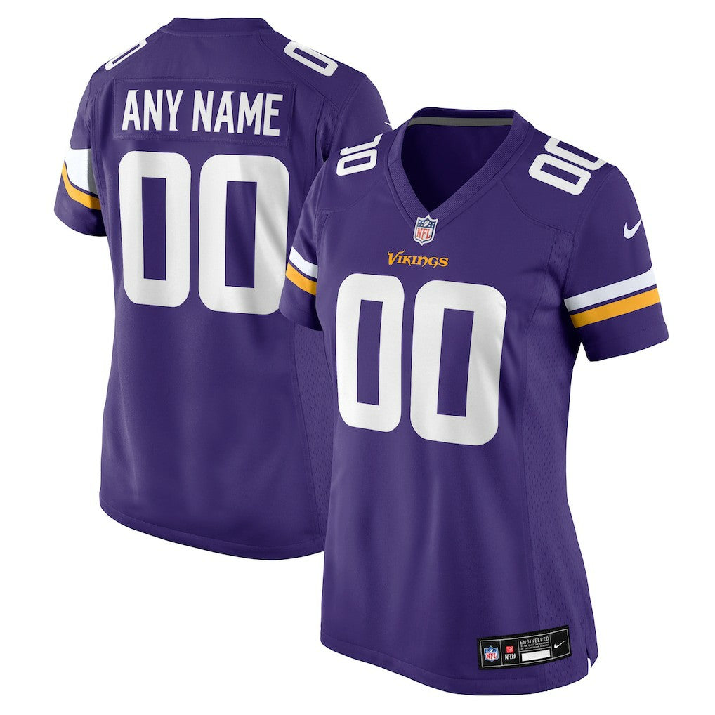 Nike Minnesota Vikings Women's Custom Game Jersey Purple