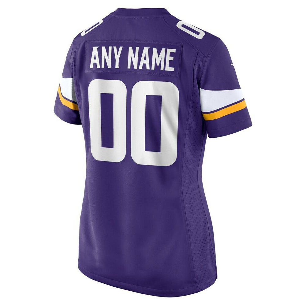 Nike Minnesota Vikings Women's Custom Game Jersey Purple