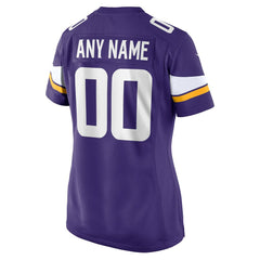 Nike Minnesota Vikings Women's Custom Game Jersey Purple