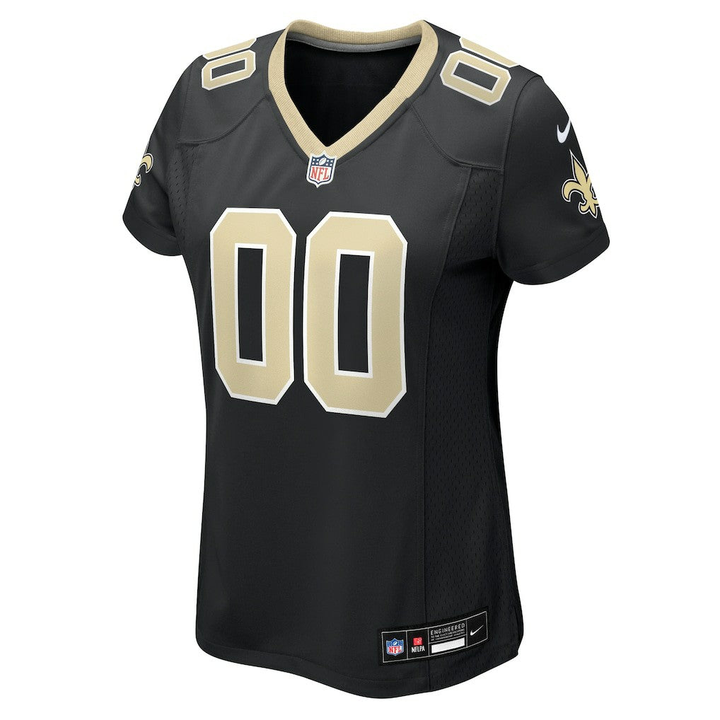 Nike New Orleans Saints Women's Custom Game Jersey Black