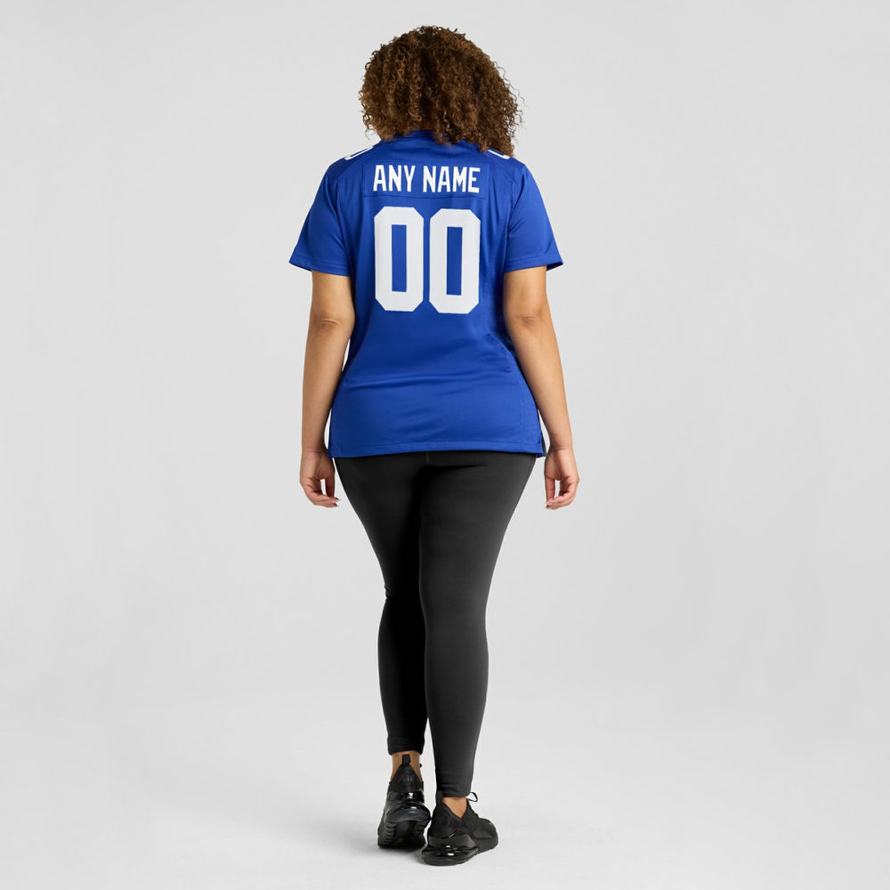 Nike New York Giants Women's Custom Jersey Royal