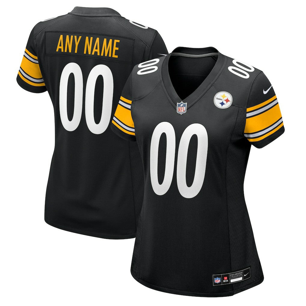Nike Pittsburgh Steelers Women's Custom Game Jersey Black
