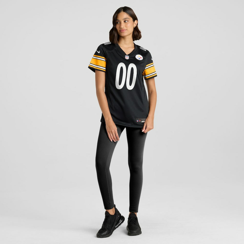 Nike Pittsburgh Steelers Women's Custom Game Jersey Black
