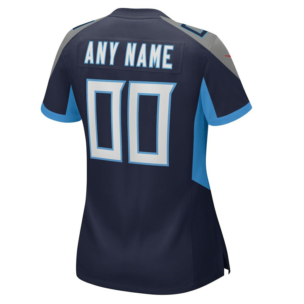 Nike Tennessee Titans Women's Custom Game Jersey Navy