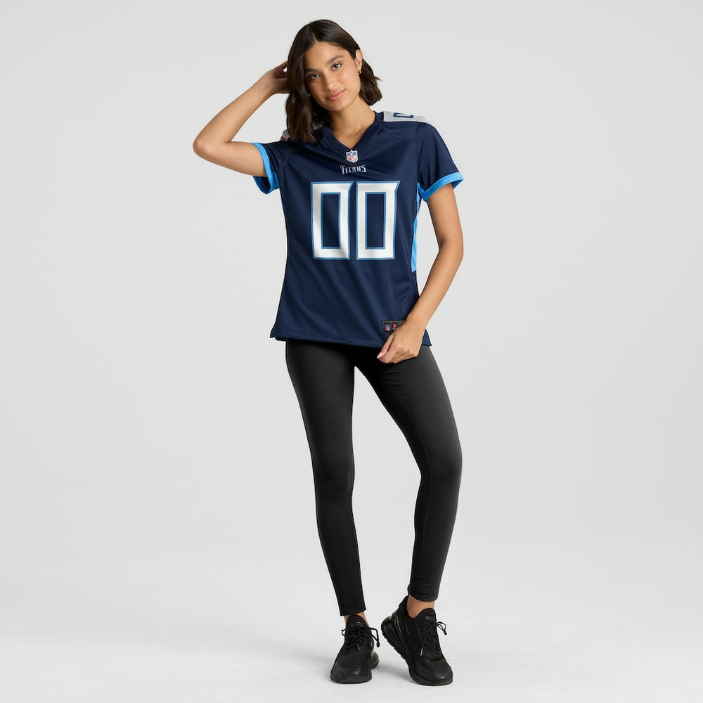 Nike Tennessee Titans Women's Custom Game Jersey Navy