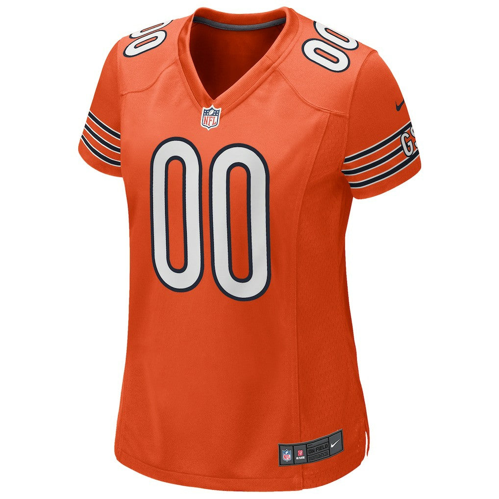 Nike Chicago Bears Women's Alternate Custom Game Jersey Orange