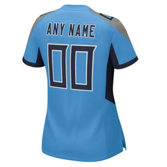 Nike Tennessee Titans Women's Alternate Custom Game Jersey Light Blue
