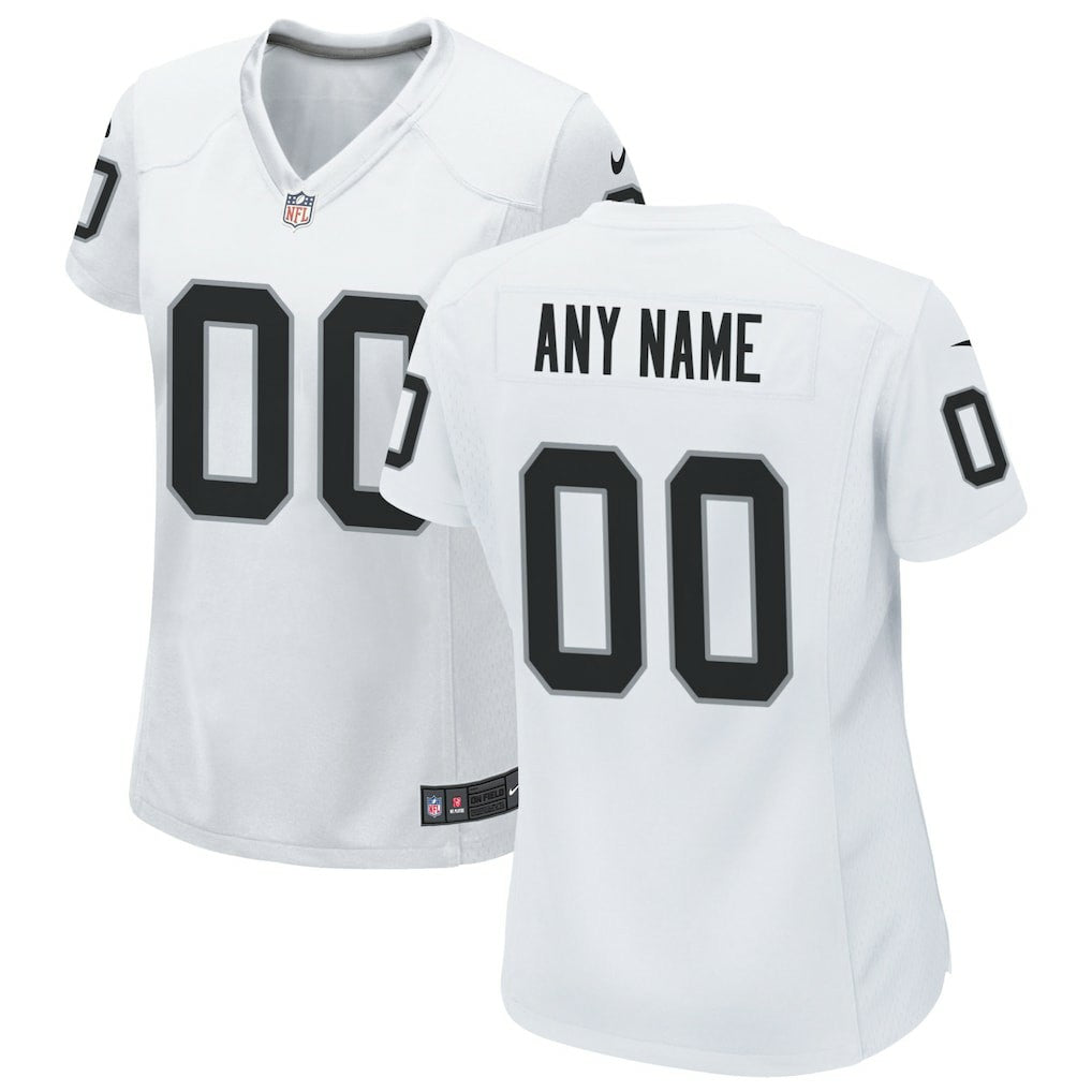Nike Las Vegas Raiders Women's Custom Game Jersey White