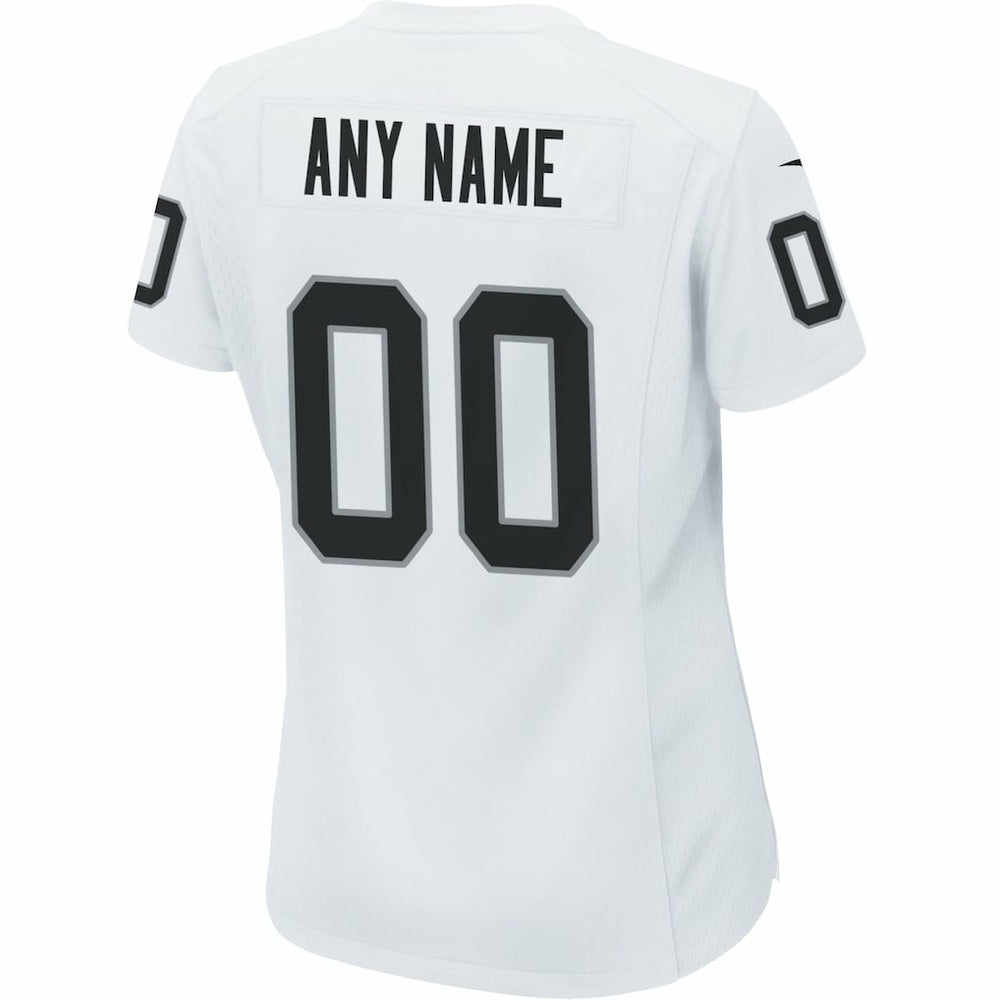 Nike Las Vegas Raiders Women's Custom Game Jersey White