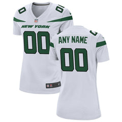 Nike New York Jets Women's Custom Game Jersey White