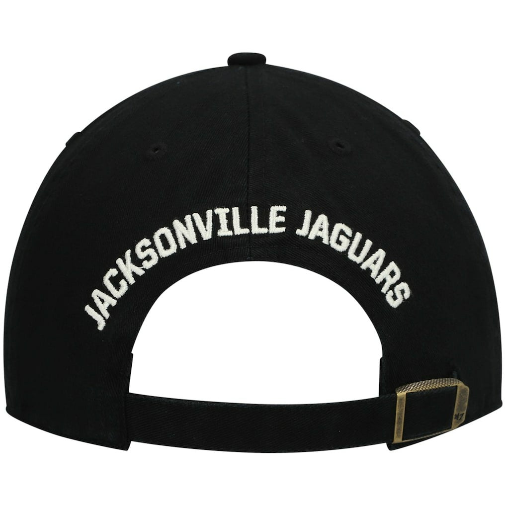47 brand Jacksonville Jaguars '47 Women's Finley Clean Up Adjustable Hat Black